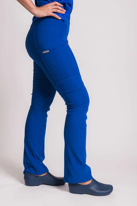 Uniforme Clínico Pantalón Mujer Flex Pro Azul Rey