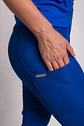 Uniforme Clínico Pantalón Mujer Flex Pro Azul Rey - Miniatura 3