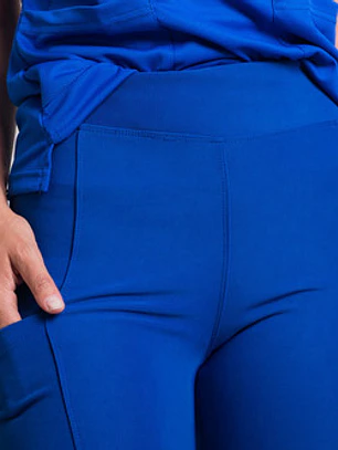 Uniforme Clínico Pantalón Mujer Flex Pro Azul Rey