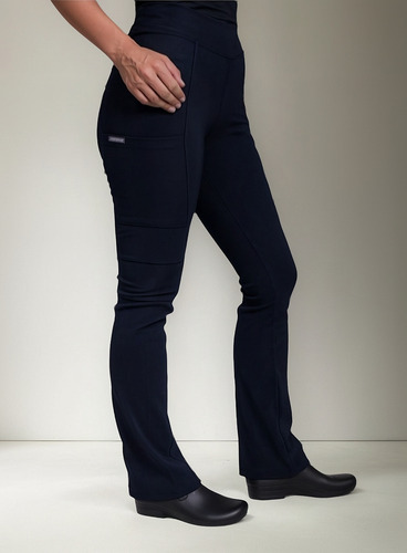 Pantalon Mujer Elasticado Flex Pro Azul Marino 9