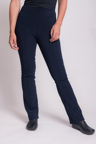 Pantalon Mujer Elasticado Flex Pro Azul Marino 5
