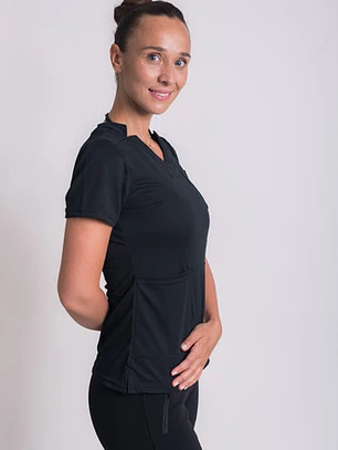Uniforme Clínico Delantal Mumma Dri Fit – Negro 