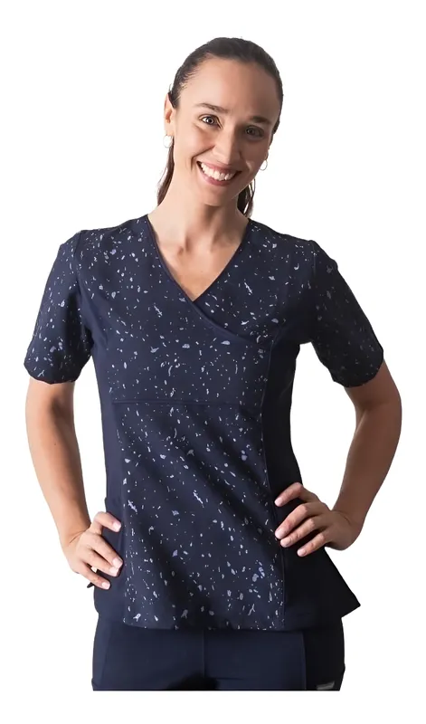 Uniforme Clínico Delantal Polera Mujer Mumma Petunia Spx 211 9