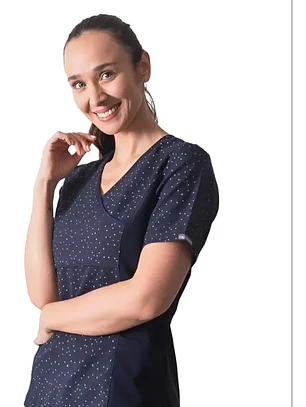 Uniforme Clínico Delantal Polera Mujer Mumma Petunia Spx 210