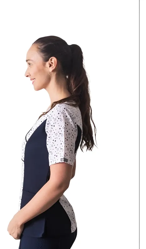 Uniforme Clínico Delantal Polera Mujer Mumma Petunia Spx 212 9