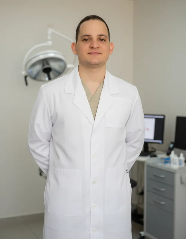 Delantal Médico Clínico Largo Hombre Mumma 3
