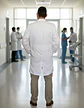 Delantal Médico Clínico Largo Hombre Mumma - Miniatura 5