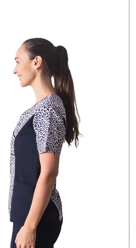 Uniforme Clínico Delantal Polera Mujer Mumma Petunia Spx 216 8