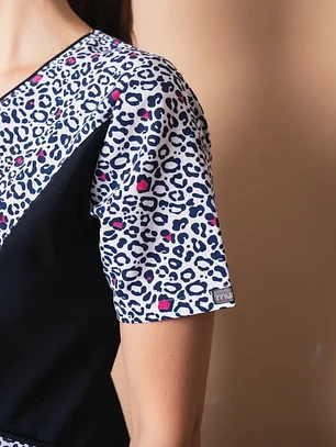 Uniforme Clínico Delantal Polera Mujer Mumma Petunia Spx 216