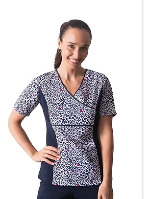 Uniforme Clínico Delantal Polera Mujer Mumma Petunia Spx 216