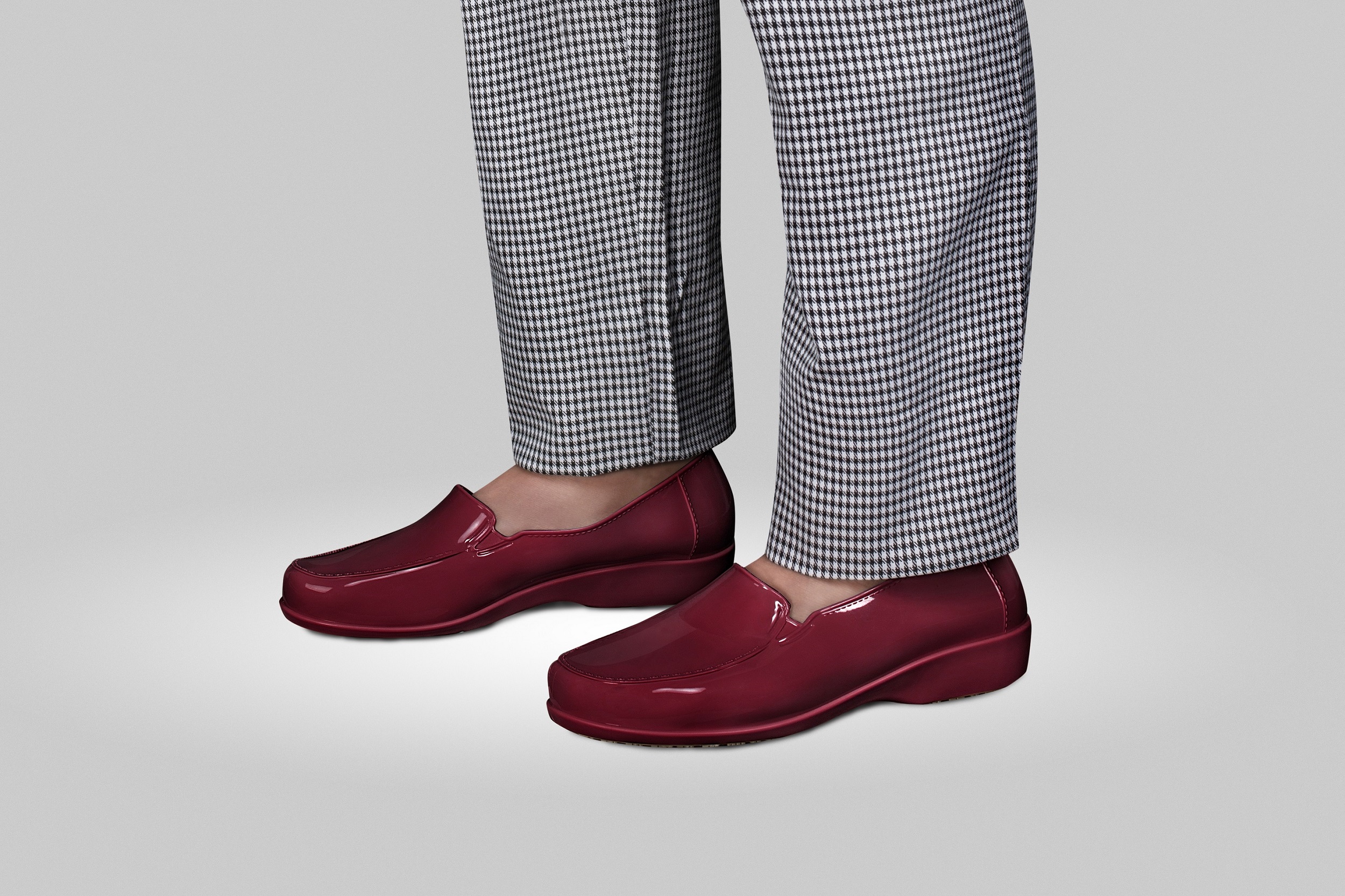 Calzado Sticky Shoe Social Mujer Guinda 2