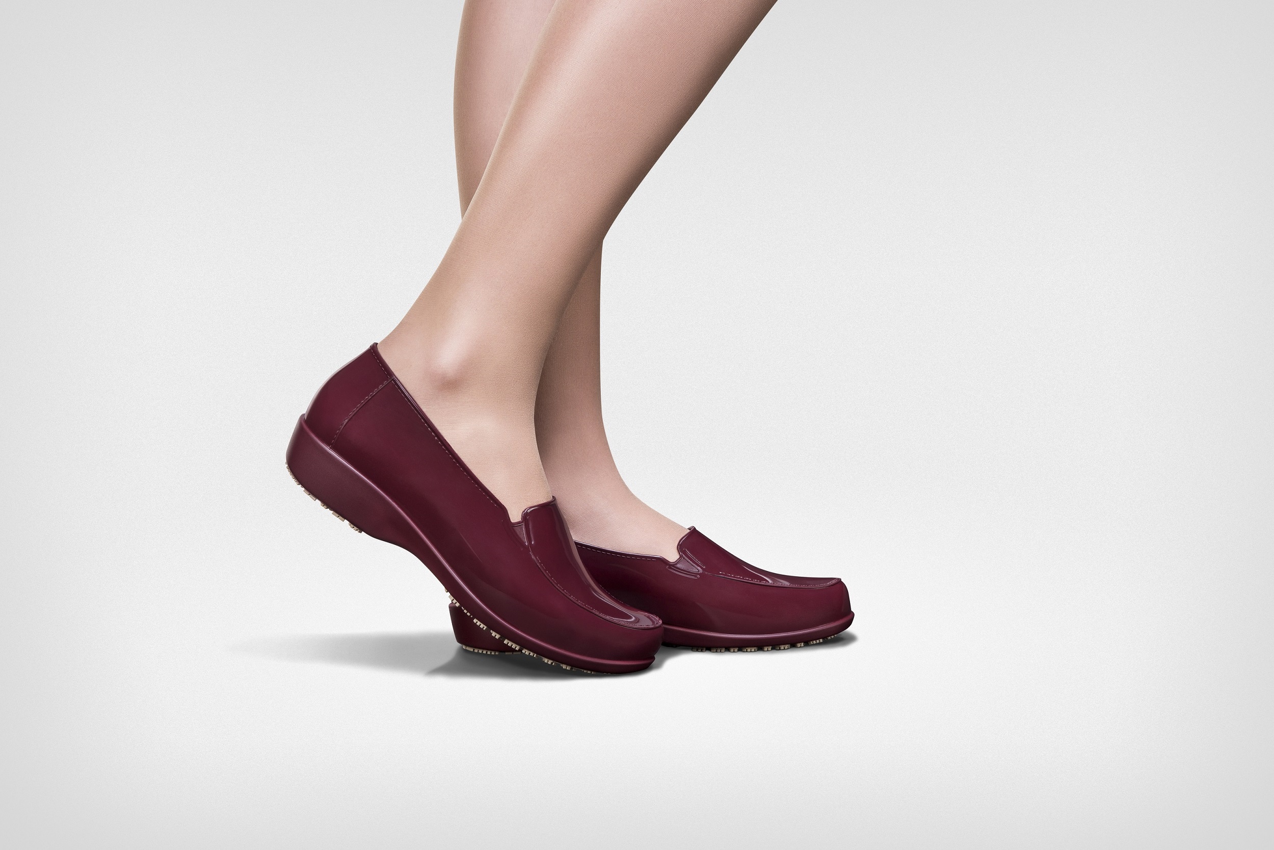 Calzado Sticky Shoe Social Mujer Guinda 4
