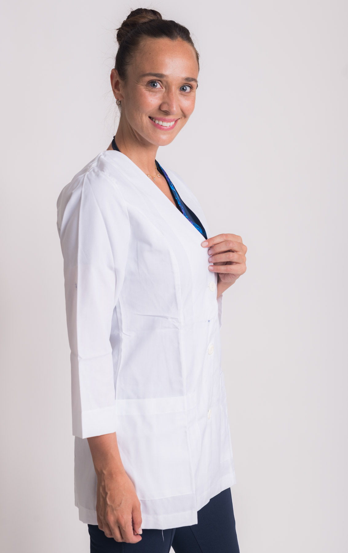 Delantal Mujer Red Birdy Blanco 2