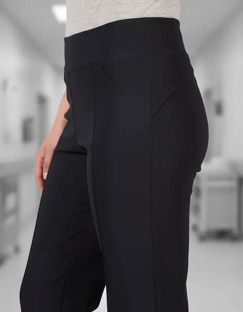 Uniforme Clínico Médico Pantalón Mumma Calza Elasticado Flex azul Marino