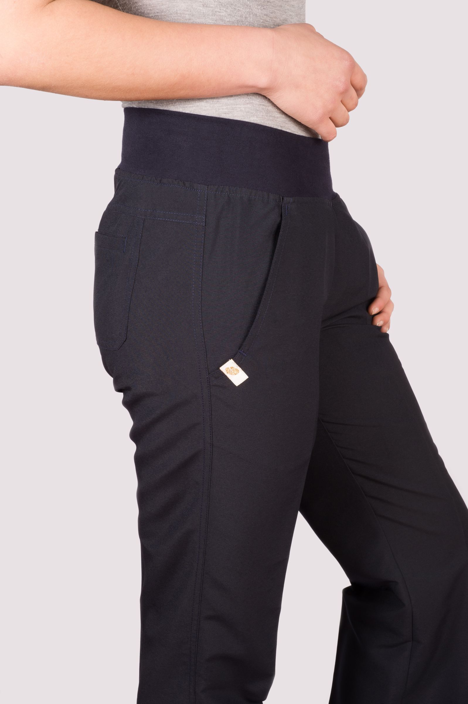 Pantalon Mujer Pretina Lycra Anti Az.M Liso 2