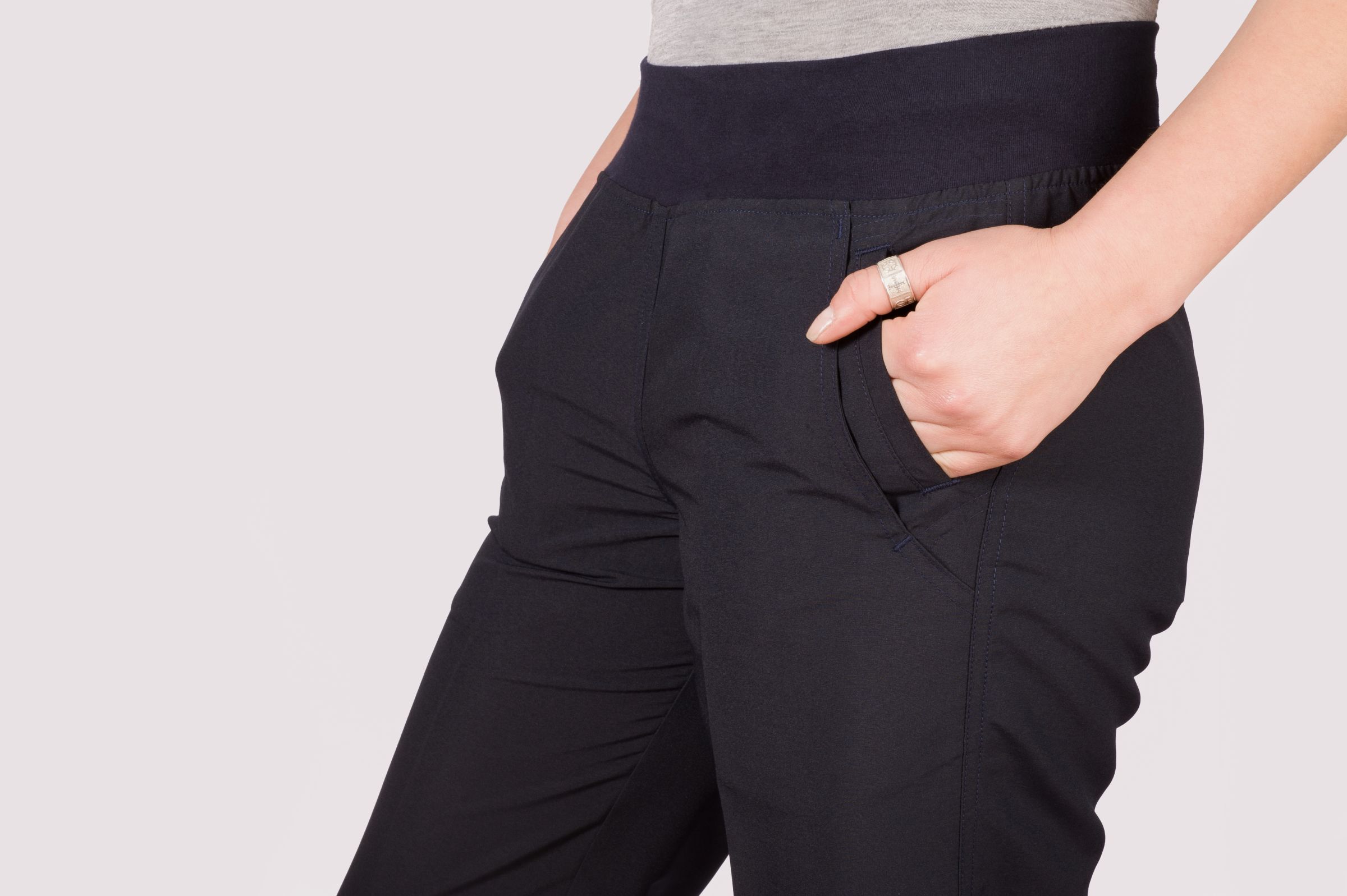 Pantalon Mujer Pretina Lycra Anti Az.M Liso 4