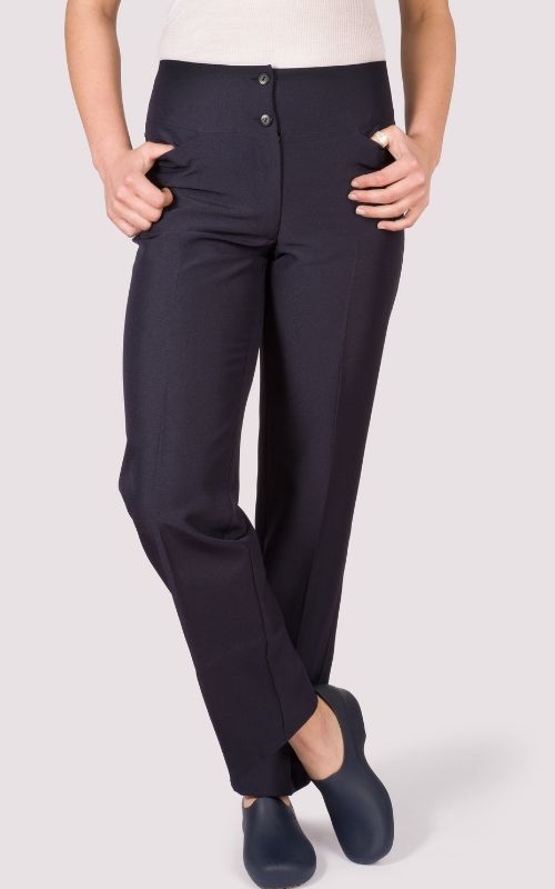 Pantalon Mujer P/Boton Bie Azul Marino 1
