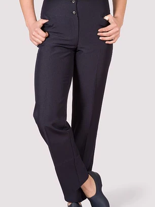 Pantalon Mujer P/Boton Bie Azul Marino