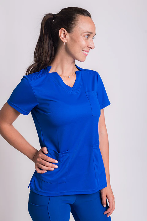 Top clínico Copper 1 Azul Rey Nanocobre 