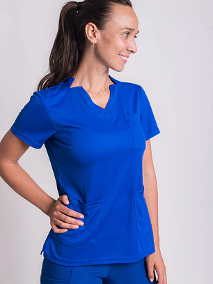 Top clínico Copper 1 Azul Rey Nanocobre 