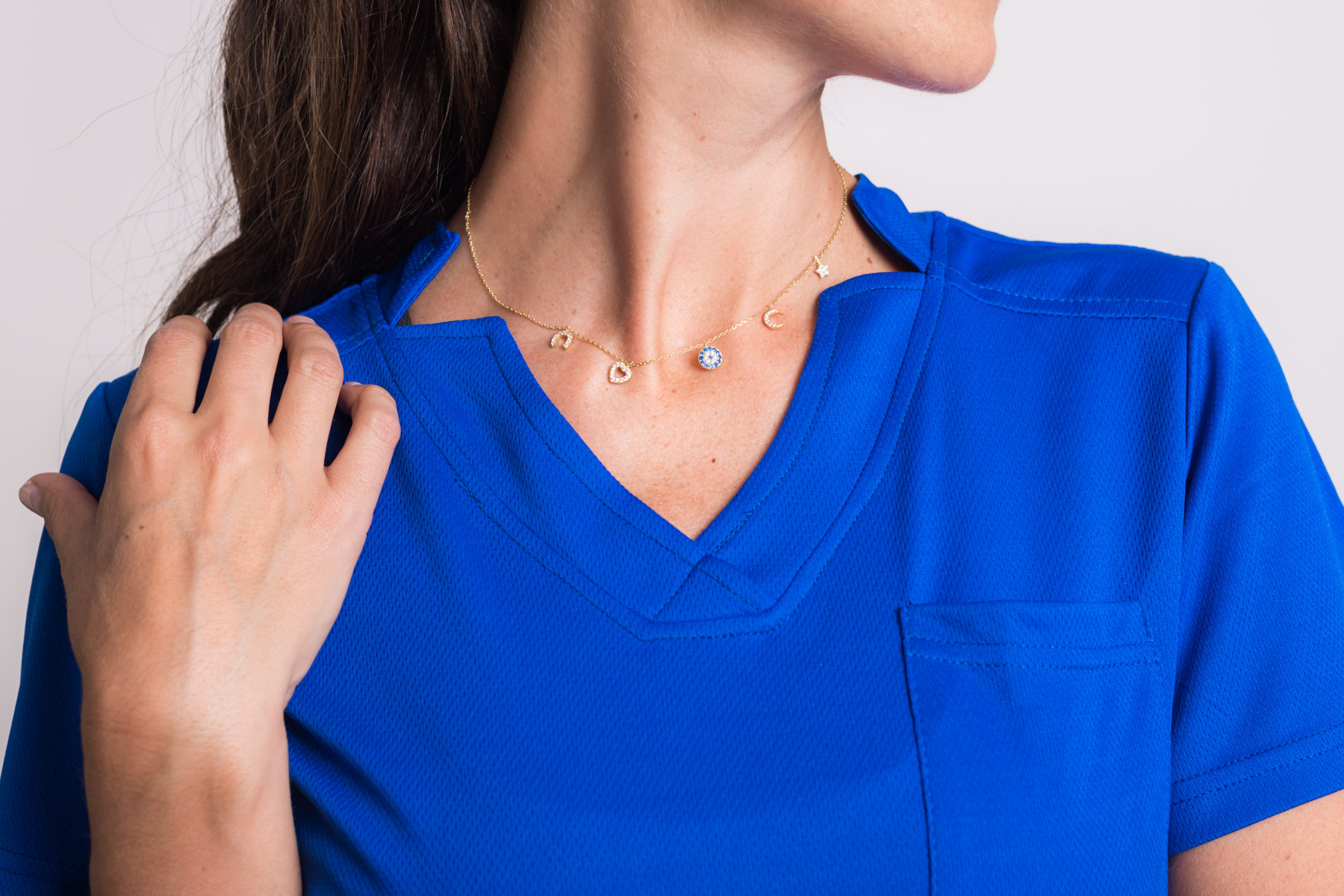 Top clínico Copper 1 Azul Rey Nanocobre  3