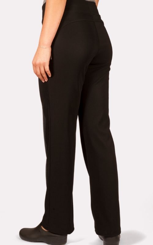 Uniforme Clínico Médico Pantalón Mumma Calza Elasticado Flex Negro 2