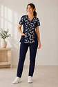 Uniforme Clínico Delantal Polera Mujer Mumma Petunia Spx Loto - Miniatura 2