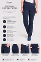 Uniforme Clínico Pantalón Mujer Flex Alforza Spandex - Miniatura 2
