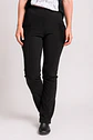 Uniforme Clínico Pantalón Mujer Flex Alforza Spandex Negro - Miniatura 1