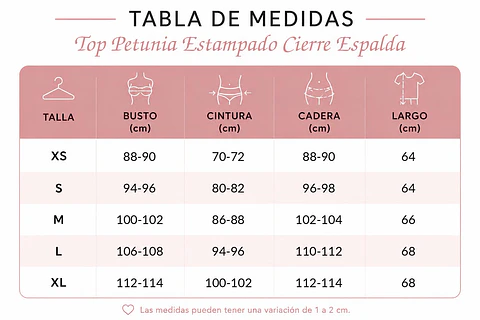 Top Clínico Petunia – Estampado Coral Azul Marino - Cierre Espalda