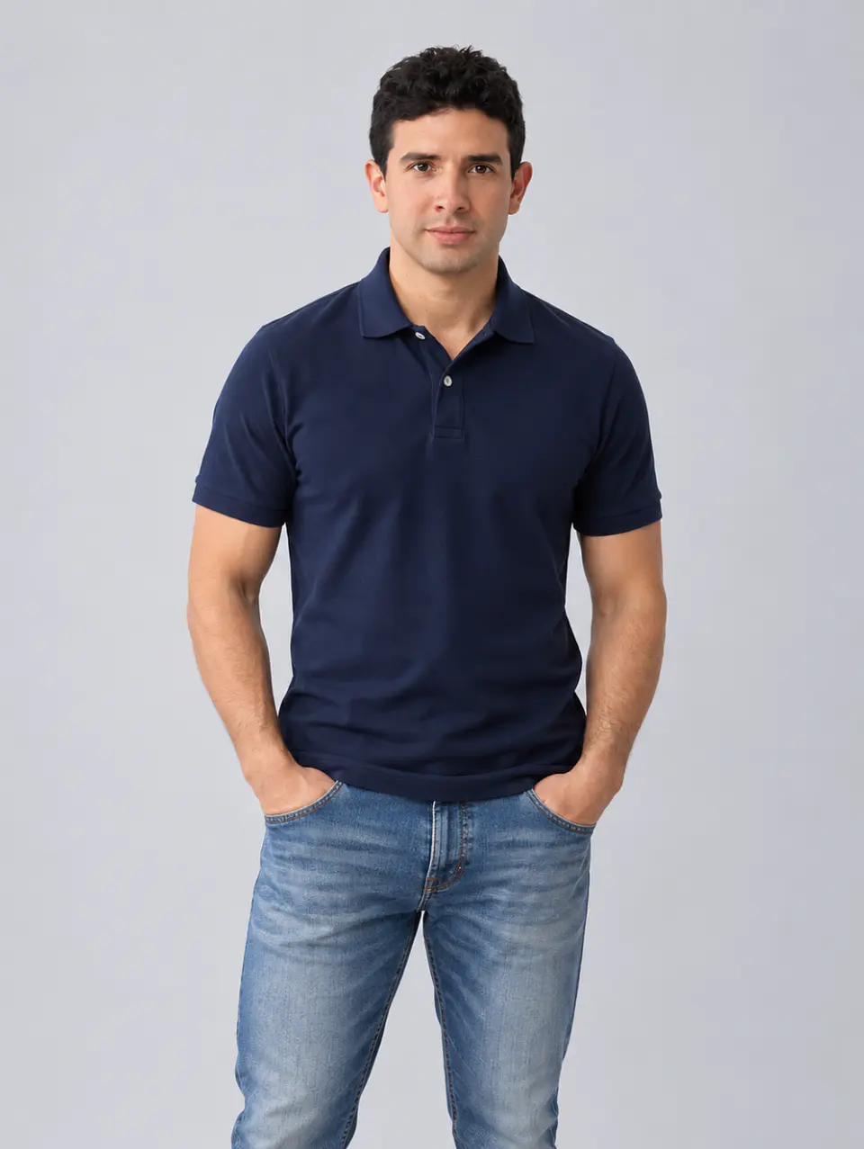 Polo Pique Clásico Hombre  1