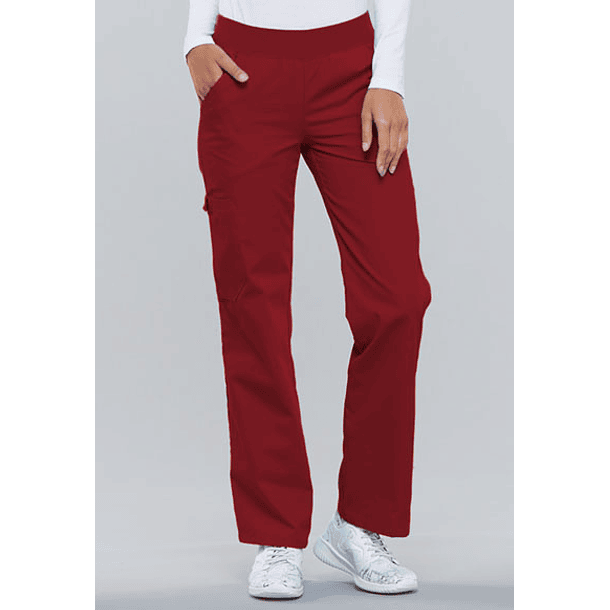 Pantalón Cherokee Flexibles 2085 Rojo 1