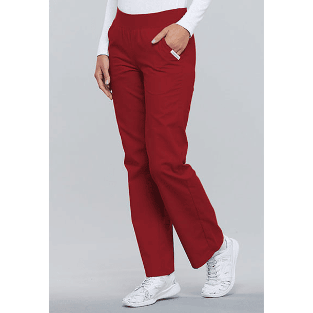 Pantalón Cherokee Flexibles 2085 Rojo 3