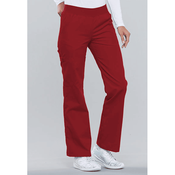 Pantalón Cherokee Flexibles 2085 Rojo 4