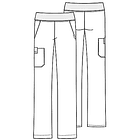 Pantalón Cherokee Flexibles 2085 WNEB  Burdeo 5