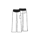 Pantalón Cherokee Flexibles 2092 Gris Oscuro 2