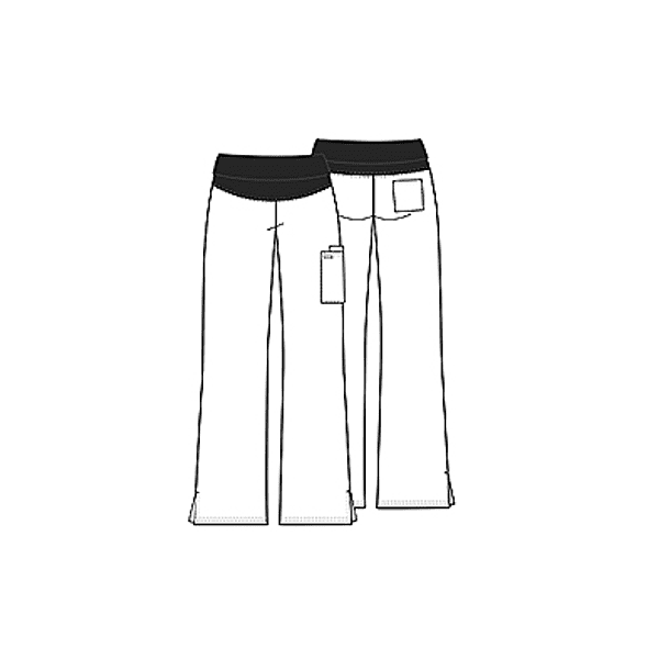 Pantalón Cherokee Flexibles 2092 Blanco 2