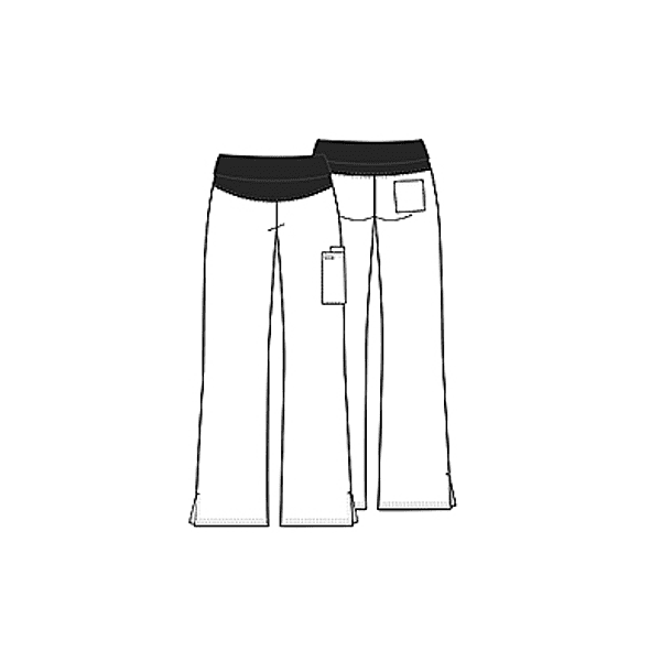 Pantalón Cherokee Flexibles 2092 Burdeo 2