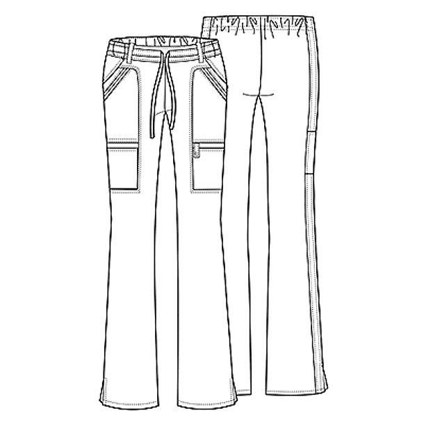 Pantalón Cherokee Luxe 21100 Blanco 5