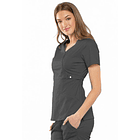 Polera  Cherokee Luxe 21701 Gris Oscuro 3