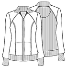 Chaqueta Cherokee Infinity 2391A Rosada 6