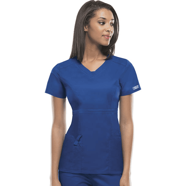 Polera Cherokee Core Stretch 24703 Azul Royal 1