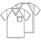 Polera Cherokee Flexibles 2611 Celeste 1