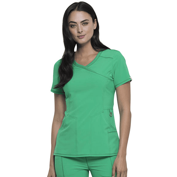 Polera Cherokee Infinity 2625A Verde Aloe Vera  3