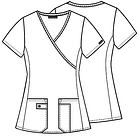 Polera Cherokee Flexibles 2824  Berenjena 2