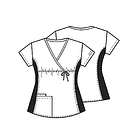 Polera Cherokee Flexibles 2892 Maternal Blanca 2