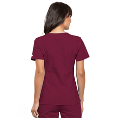 Polera Cherokee Flexibles 2968 Rojo Burdeo