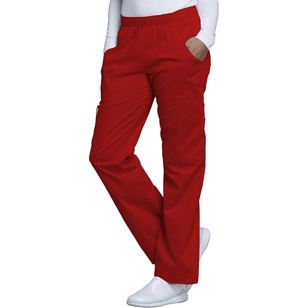 Pantalón Cherokee Core Stretch 4005 Rojo 3