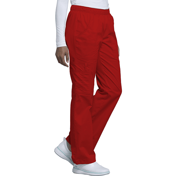 Pantalón Cherokee Core Stretch 4005 Rojo 4