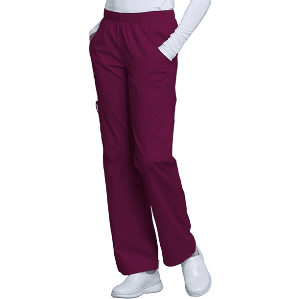 Pantalón Cherokee Core Stretch 4005 WINW Rojo Burdeo 1